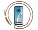 Funda Colgante Transparente para Oneplus Nord N20 SE con Cordon Camel