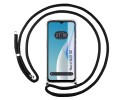 Funda Colgante Transparente para Oneplus Nord N20 SE con Cordon Negro