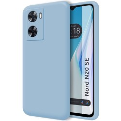 Funda Silicona Líquida Ultra Suave para Oneplus Nord N20 SE Color Azul