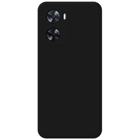 Funda Silicona Líquida Ultra Suave para Oneplus Nord N20 SE Color Negra