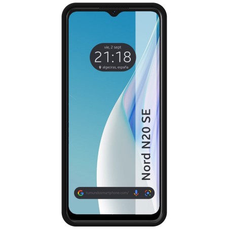 Funda Silicona Líquida Ultra Suave para Oneplus Nord N20 SE Color Negra