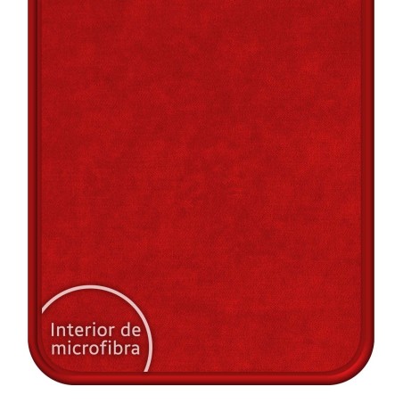 Funda Silicona Líquida Ultra Suave para Oneplus Nord N20 SE Color Roja