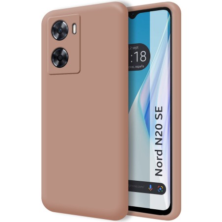 Funda Silicona Líquida Ultra Suave para Oneplus Nord N20 SE Color Rosa