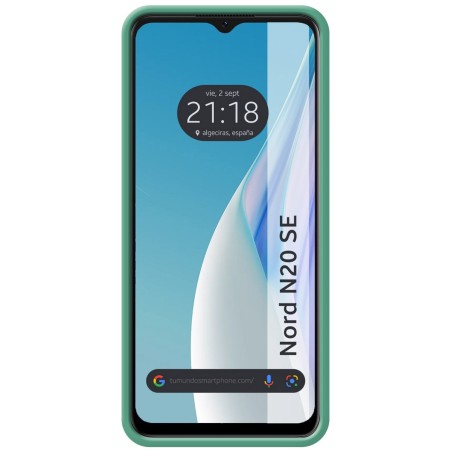 Funda Silicona Líquida Ultra Suave para Oneplus Nord N20 SE Color Verde