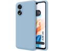 Funda Silicona Líquida Ultra Suave para Oppo A38 4G color Azul