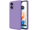 Funda Silicona Líquida Ultra Suave para Oppo A38 4G color Morada