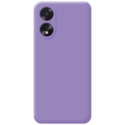 Funda Silicona Líquida Ultra Suave para Oppo A38 4G color Morada 2