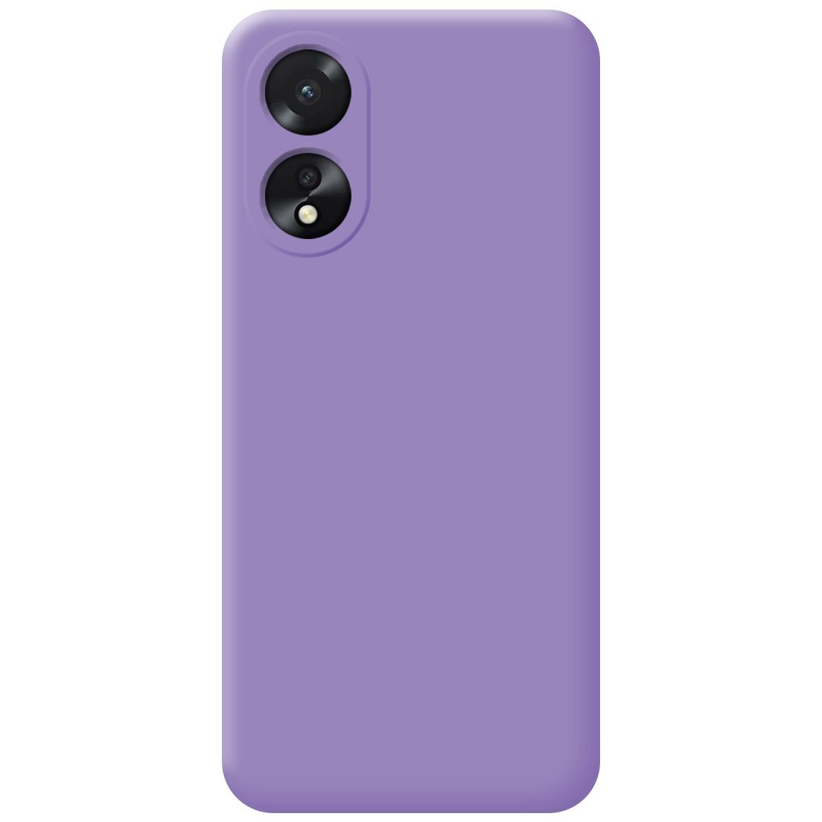 Funda Silicona Líquida Ultra Suave para Oppo A38 4G color Morada