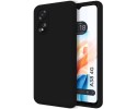 Funda Silicona Líquida Ultra Suave para Oppo A38 4G color Negra