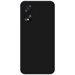 Funda Silicona Líquida Ultra Suave para Oppo A38 4G color Negra 2