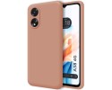 Funda Silicona Líquida Ultra Suave para Oppo A38 4G color Rosa