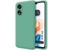 Funda Silicona Líquida Ultra Suave para Oppo A38 4G color Verde