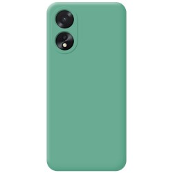 Funda Silicona Líquida Ultra Suave para Oppo A38 4G color Verde 2
