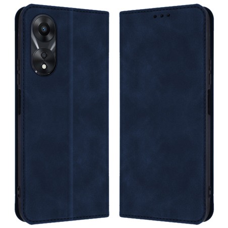 Funda libro de Polipiel con tarjetero para Oppo A78 5G color Azul