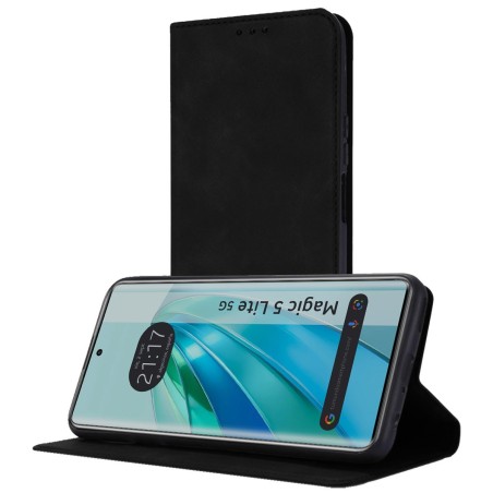Funda libro de Polipiel con tarjetero para Huawei Honor Magic 5 Lite 5G color Negra