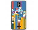 Funda Gel Tpu para Orange Rise 33 Diseño Apps Dibujos