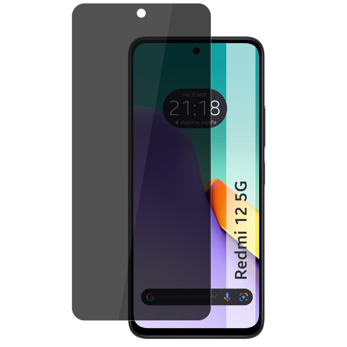 Protector Pantalla Hidrogel Privacidad Antiespías para Xiaomi Redmi 12 5G