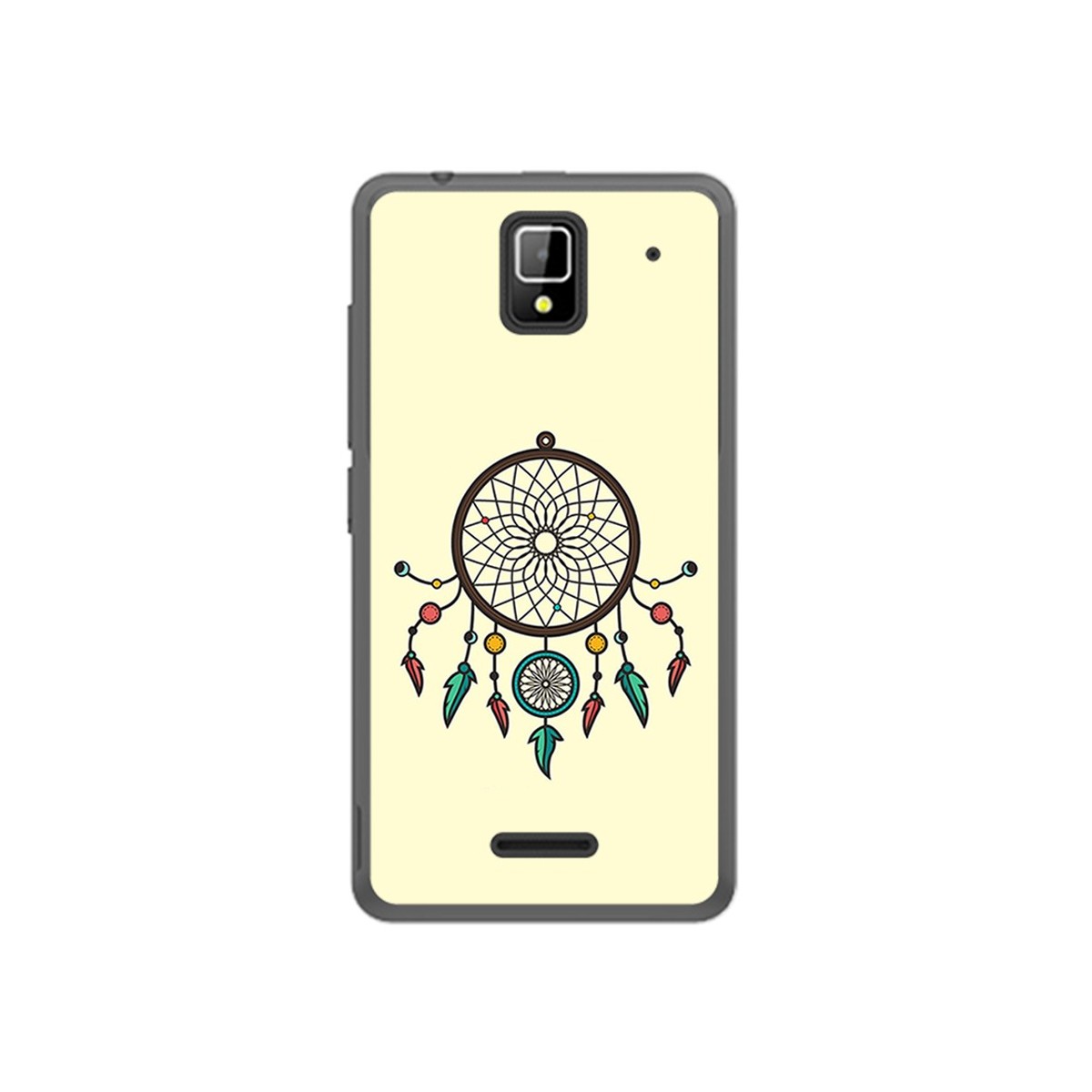 Funda Gel Tpu para Orange Rise 33 Diseño Atrapasueños Dibujos