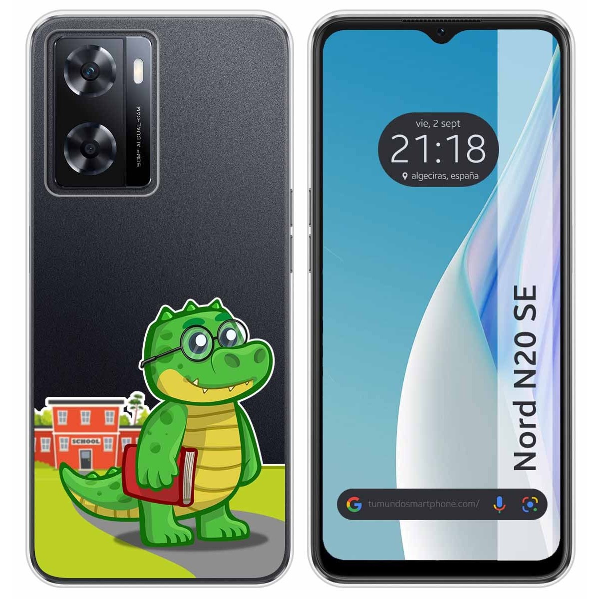 Funda Silicona Transparente para Oneplus Nord N20 SE diseño Coco Dibujos