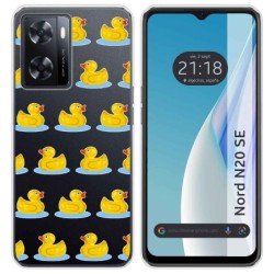 Funda Silicona Transparente para Oneplus Nord N20 SE diseño Pato Dibujos