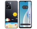 Funda Silicona Transparente para Oneplus Nord N20 SE diseño Playa Dibujos