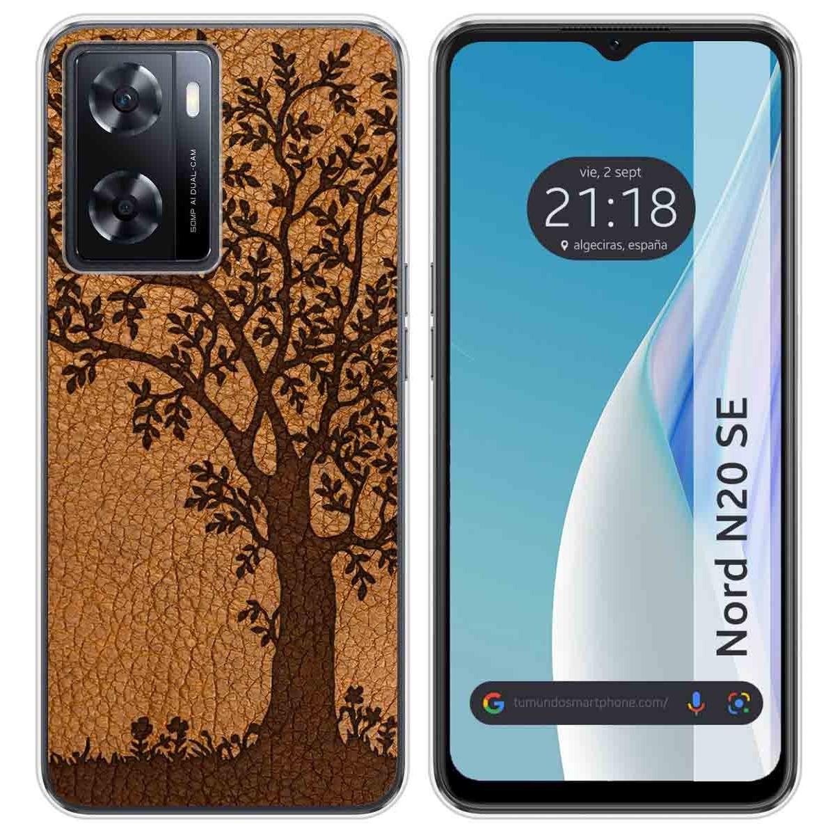 Funda Silicona para Oneplus Nord N20 SE diseño Cuero 03 Dibujos