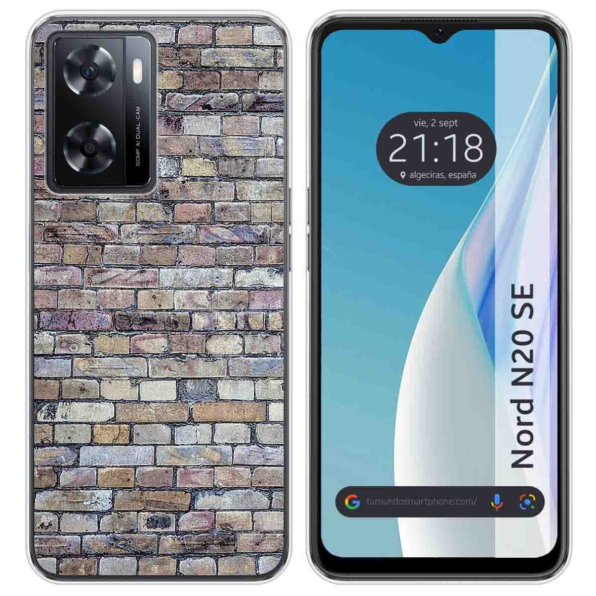Funda Silicona para Oneplus Nord N20 SE diseño Ladrillo 02 Dibujos