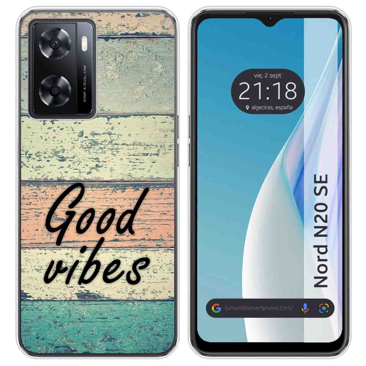 Funda Silicona para Oneplus Nord N20 SE diseño Madera 01 Dibujos