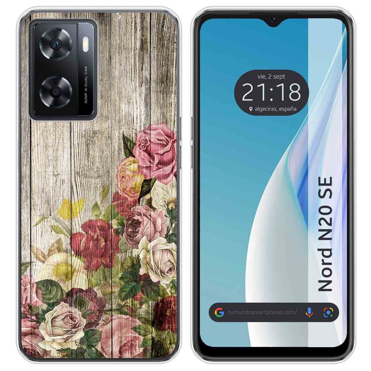 Funda Silicona para Oneplus Nord N20 SE diseño Madera 08 Dibujos
