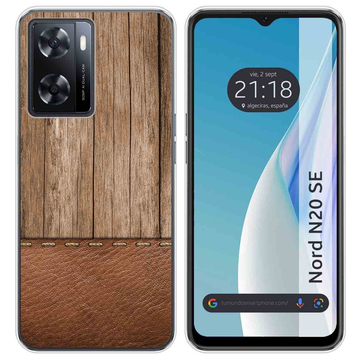 Funda Silicona para Oneplus Nord N20 SE diseño Madera 09 Dibujos