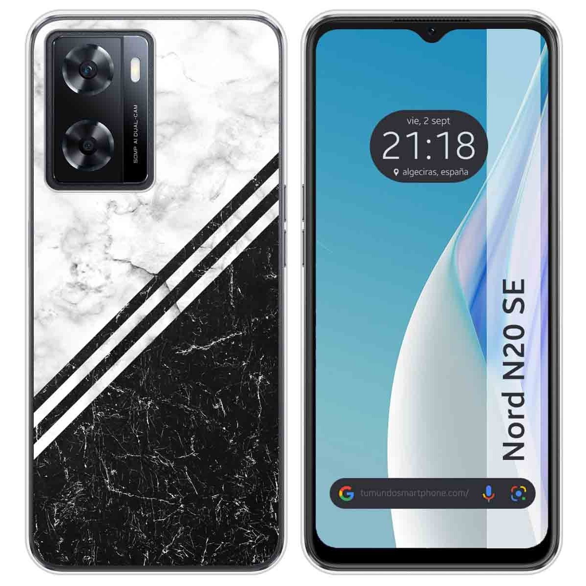 Funda Silicona para Oneplus Nord N20 SE diseño Mármol 01 Dibujos