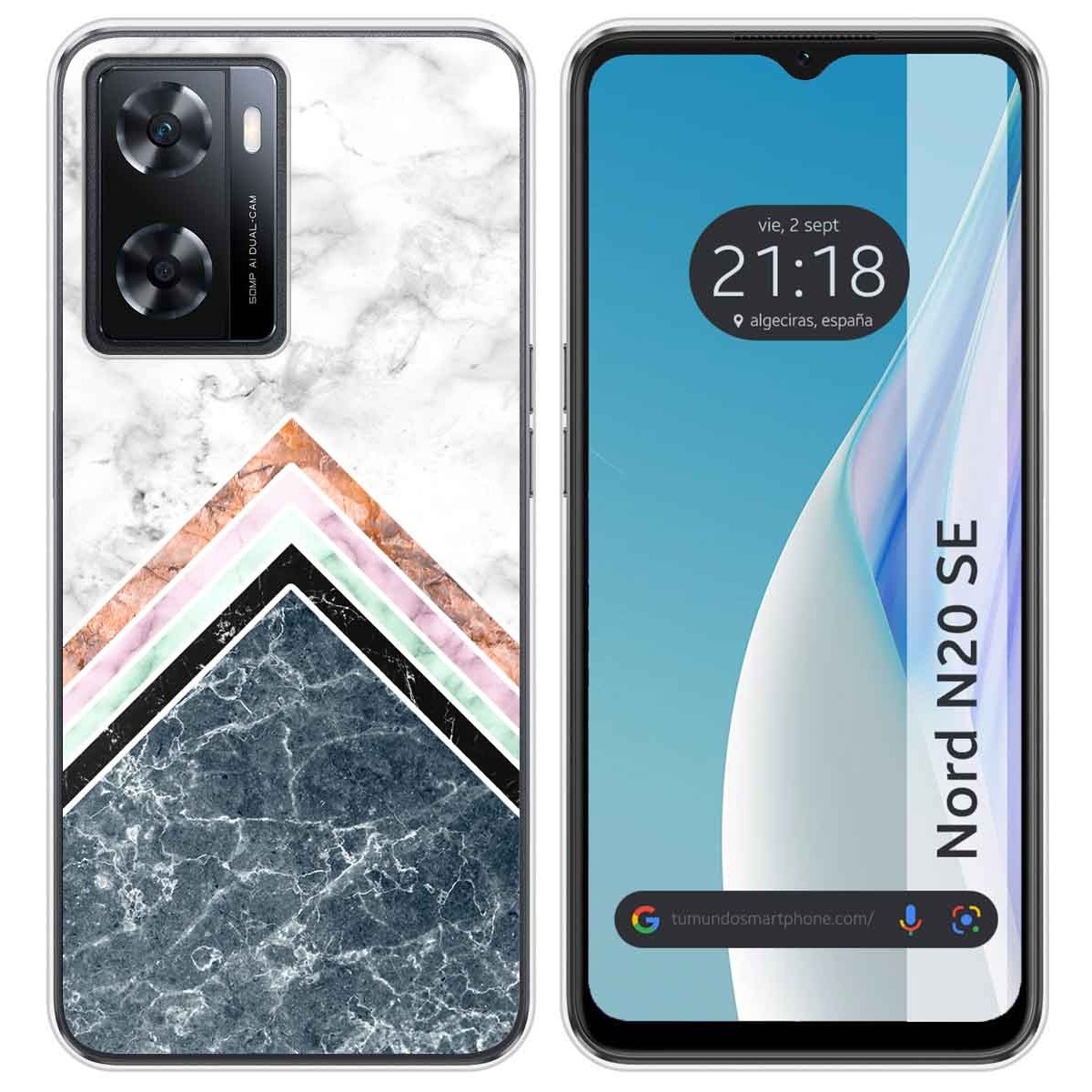 Funda Silicona para Oneplus Nord N20 SE diseño Mármol 05 Dibujos