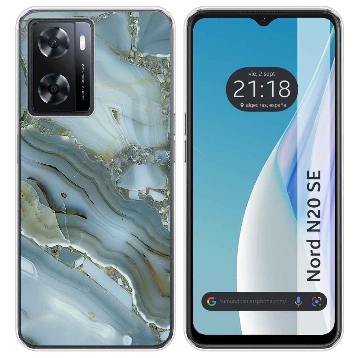 Funda Silicona para Oneplus Nord N20 SE diseño Mármol 09 Dibujos