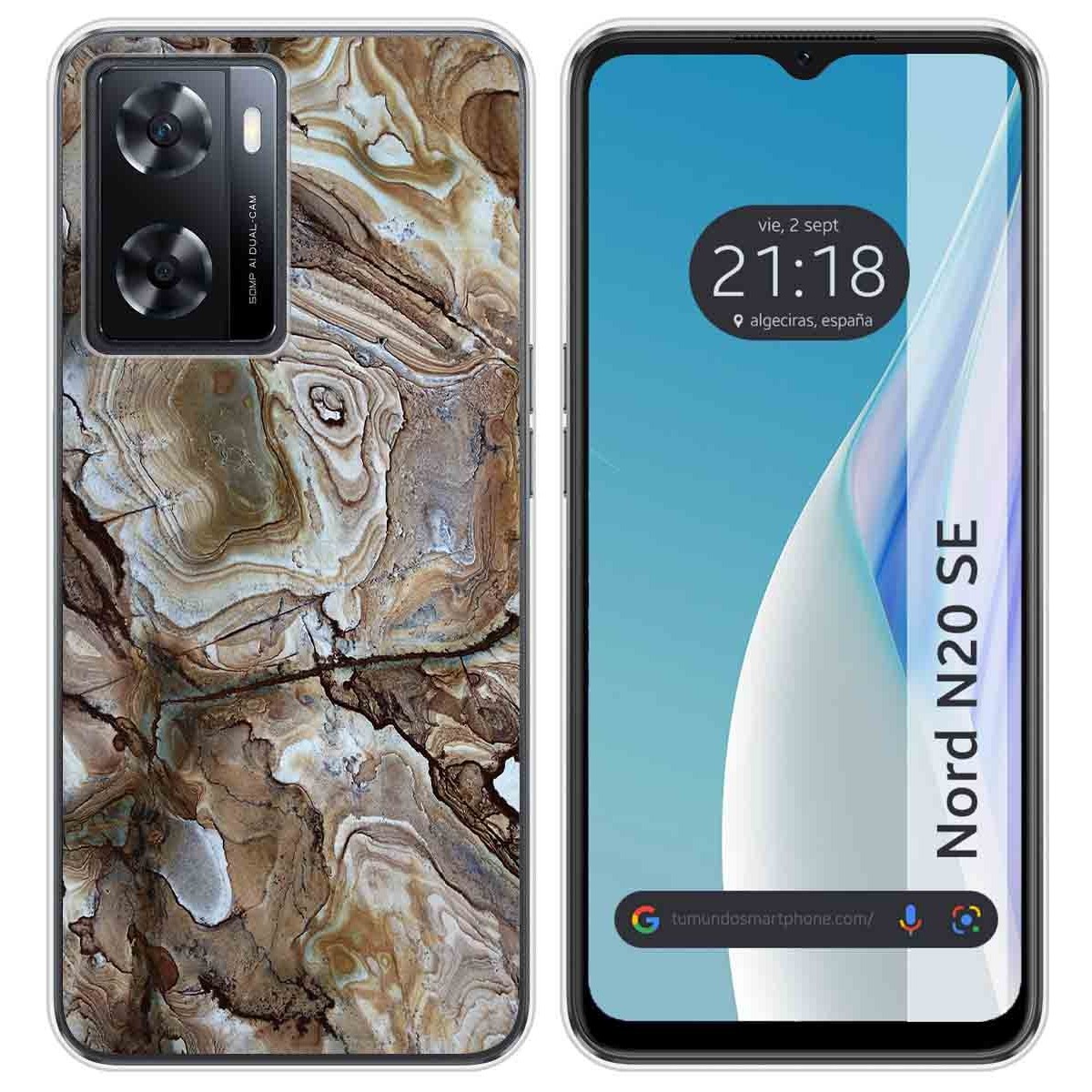 Funda Silicona para Oneplus Nord N20 SE diseño Mármol 14 Dibujos