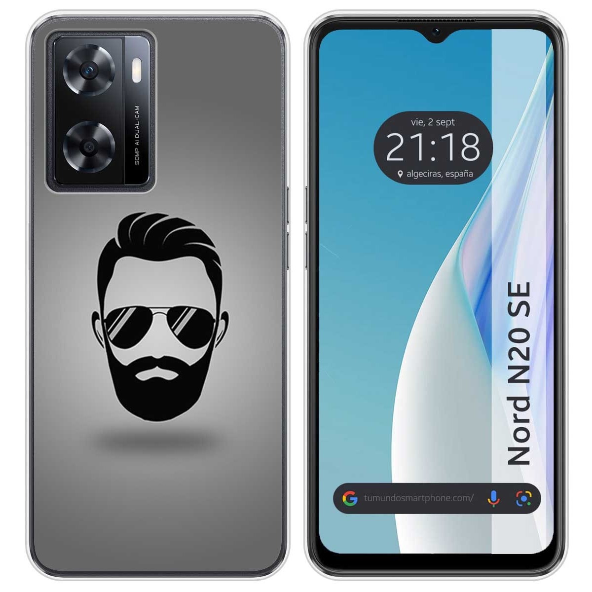Funda Silicona para Oneplus Nord N20 SE diseño Barba Dibujos