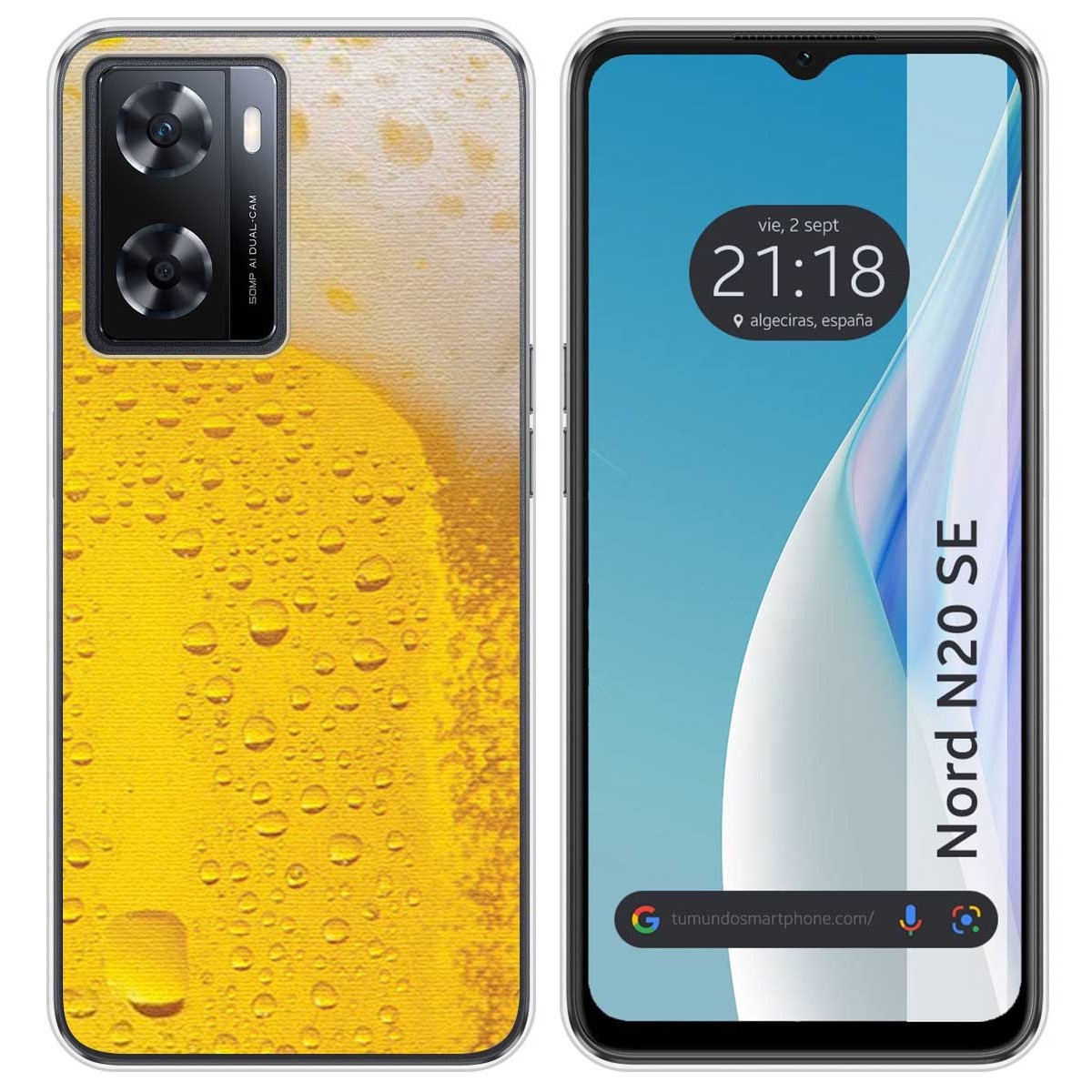Funda Silicona para Oneplus Nord N20 SE diseño Cerveza Dibujos