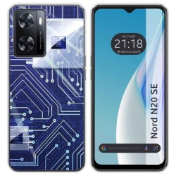Funda Silicona para Oneplus Nord N20 SE diseño Circuito Dibujos