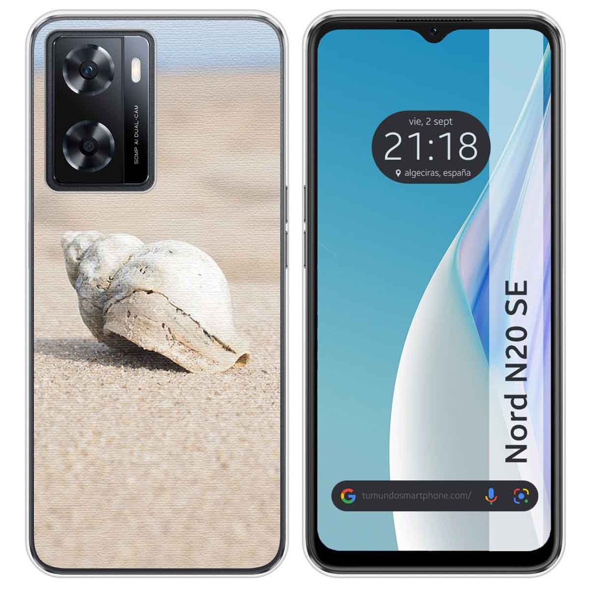 Funda Silicona para Oneplus Nord N20 SE diseño Concha Dibujos