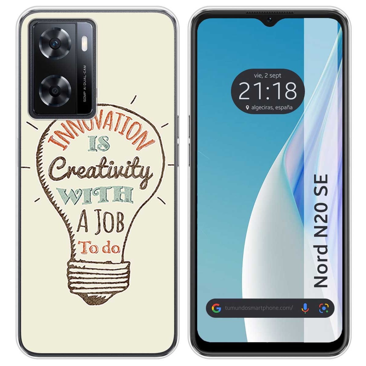 Funda Silicona para Oneplus Nord N20 SE diseño Creativity Dibujos