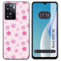 Funda Silicona para Oneplus Nord N20 SE diseño Flores Dibujos