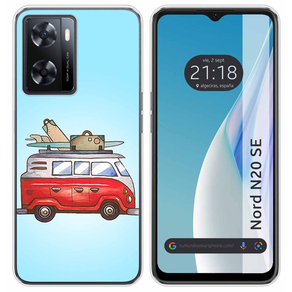 Funda Silicona para Oneplus Nord N20 SE diseño Furgoneta Dibujos