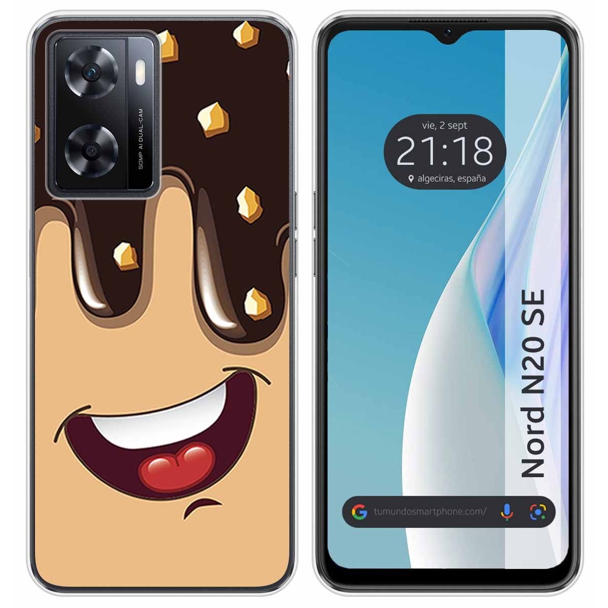Funda Silicona para Oneplus Nord N20 SE diseño Helado Chocolate Dibujos