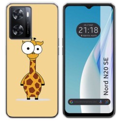 Funda Silicona para Oneplus Nord N20 SE diseño Jirafa Dibujos