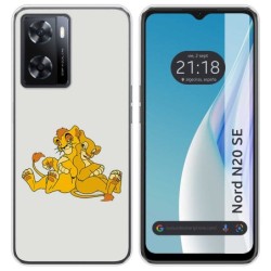 Funda Silicona para Oneplus Nord N20 SE diseño Leones Dibujos