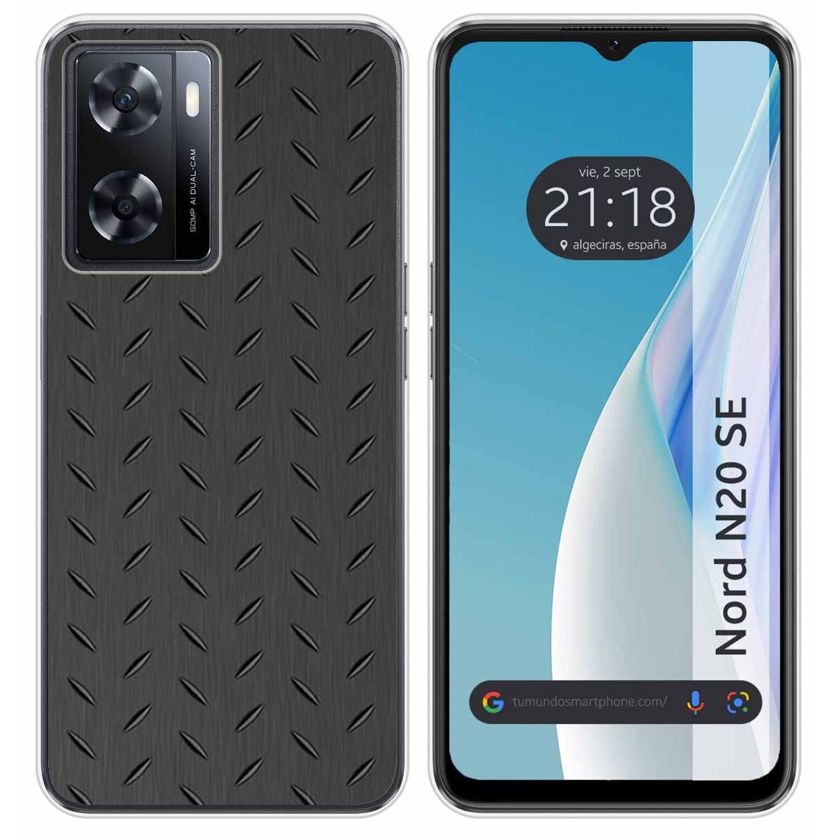 Funda Silicona para Oneplus Nord N20 SE diseño Metal Dibujos