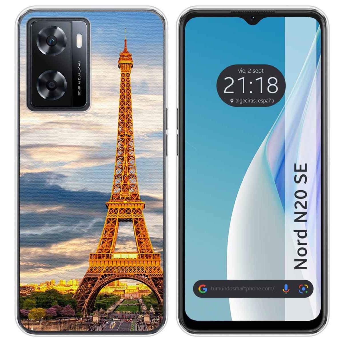 Funda Silicona para Oneplus Nord N20 SE diseño Paris Dibujos
