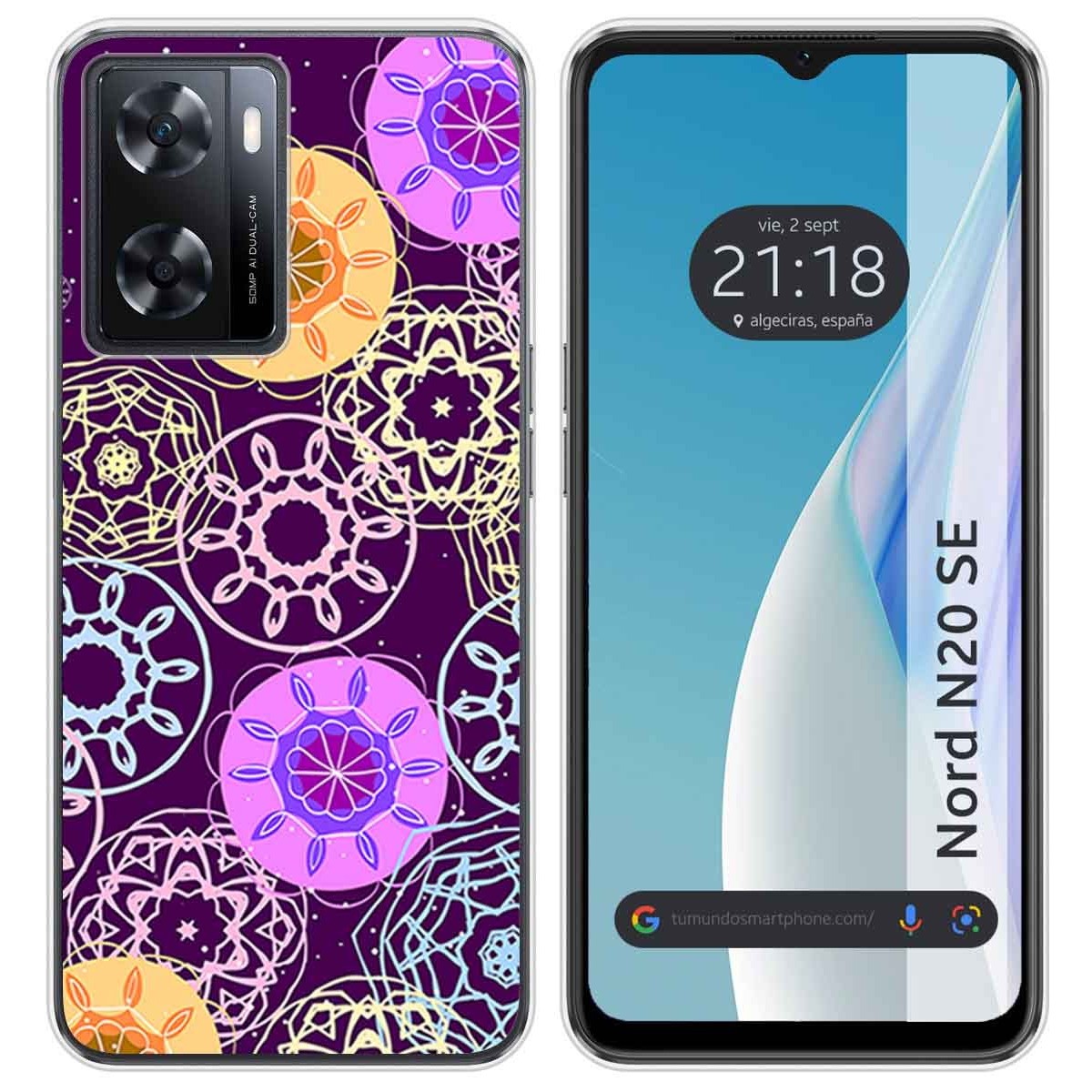 Funda Silicona para Oneplus Nord N20 SE diseño Radial Dibujos