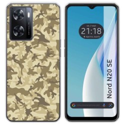 Funda Silicona para Oneplus Nord N20 SE diseño Sand Camuflaje Dibujos