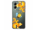 Funda Silicona Antigolpes para Vivo Y17s diseño Abeja Dibujos