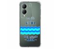Funda Silicona Antigolpes para Vivo Y17s diseño Agua Dibujos